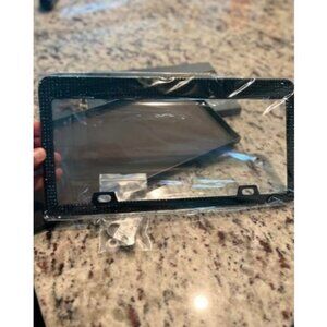 Bling License Plate Frame for Women, 1PCS Sparkly License Plate Frames